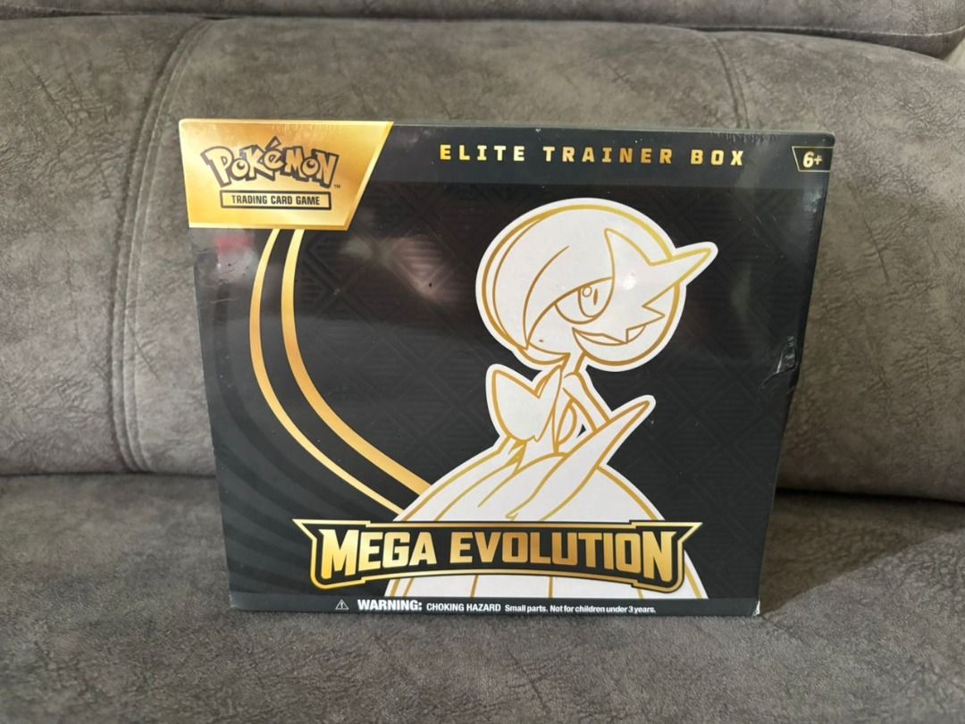 Pokémon TCG: Mega Evolution Elite Trainer Box (Category: Card Boxes & Cases) located in Kuala Lumpur. Submitted by carson_store (Listing ID 1432823708, Image 1). Description: Pokémon TCG: Mega Evolution Elite Trainer Box (Tear Condition) 9 Pokémon TCG: Mega Evolution booster packs 1 full-art foil promo card featuring Alakazam or Riolu 65 card sleeves 40 Pokémon TCG Energy cards A player’s guide to the Mega Evolution expansion 6 damage-counter dic