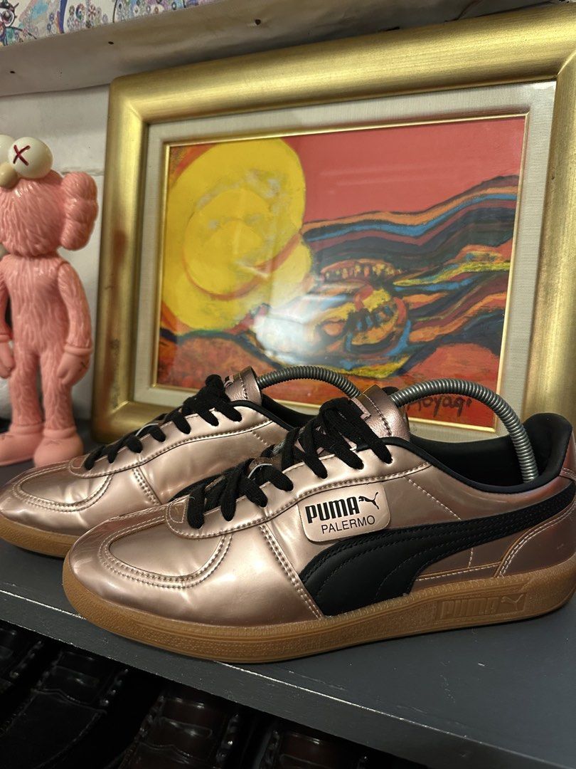 Puma Palermo Pink (Category: Sneakers) located in Caloocan City. Submitted by greenboxpackaging (Listing ID 1432793541, Image 1). Description: Used once. Like new Condition. Size US 9.5.