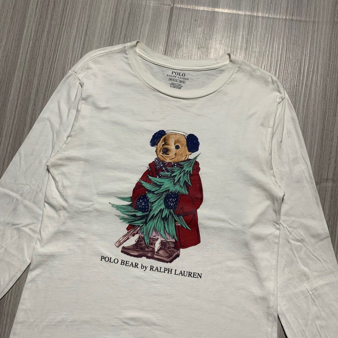 Ralph Lauren Polo Bear long sleeve (Category: Babies & Kids Fashion) located in Natividad. Submitted by endsource.ph (Listing ID 1432935091, Image 2). Description: Ralph Lauren Polo Bear long sleeve ‎_____________ ‎Size: xs - small unisex ‎Width: 16.5 ‎Length: 23 ‎Shoulder:15 ‎Sleeves:20.5 ‎(actual dimension) ‎______________ ‎Like New Condition ‎(use once or twice) ‎Lightly Used Condition ‎(used w/care) ‎______________ ‎Issue: super minimal hairl