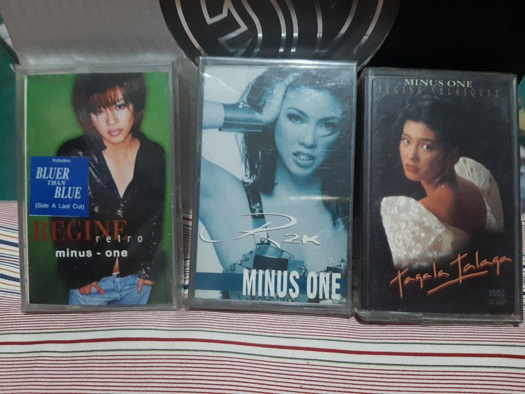 Regine Velasquez minus one tapes (Category: CDs & DVDs) located in Quezon City. Submitted by biancabam012 (Listing ID 1432939710, Image 1). Description: Near mint minus one cassette taped 400 each R2K Retro Tagala Talaga.