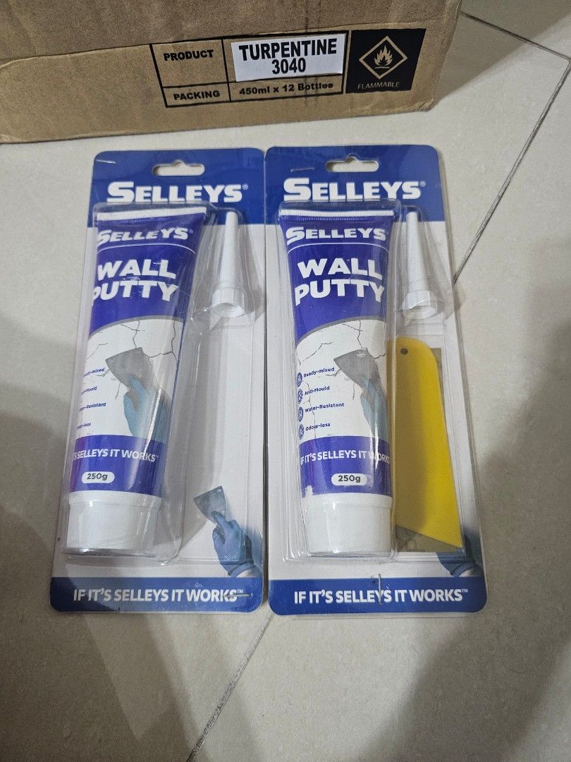 Selleys Wall Putty 250g, Furniture & Home Living, Home Improvement ...