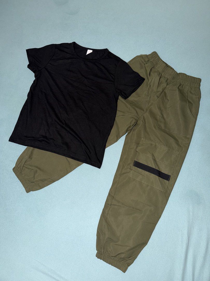 SHEIN | Shein Kids 8yrs old Boy (Category: Babies & Kids Fashion) located in Caloocan City. Submitted by danthrift (Listing ID 1432926507, Image 1). Description: Shein Kids 8yrs old on tag Brandnew with pouch Terno na po.