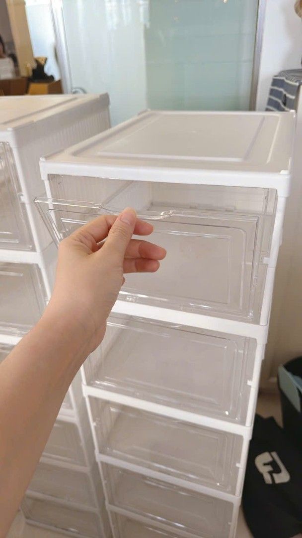 Stackable Shoe Storage Boxes - White459126595094456323
