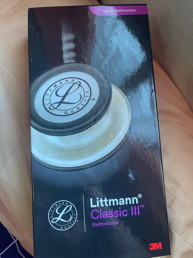 Stethoscope Littmann Classic III (Category: Medical Supplies & Tools) located in Manila. Submitted by dlucky88 (Listing ID 1432865496, Image 3). Description: Littmann Classic III Stethoscope Brand New Bought in US rfs: upgrade to cardio iv steth.