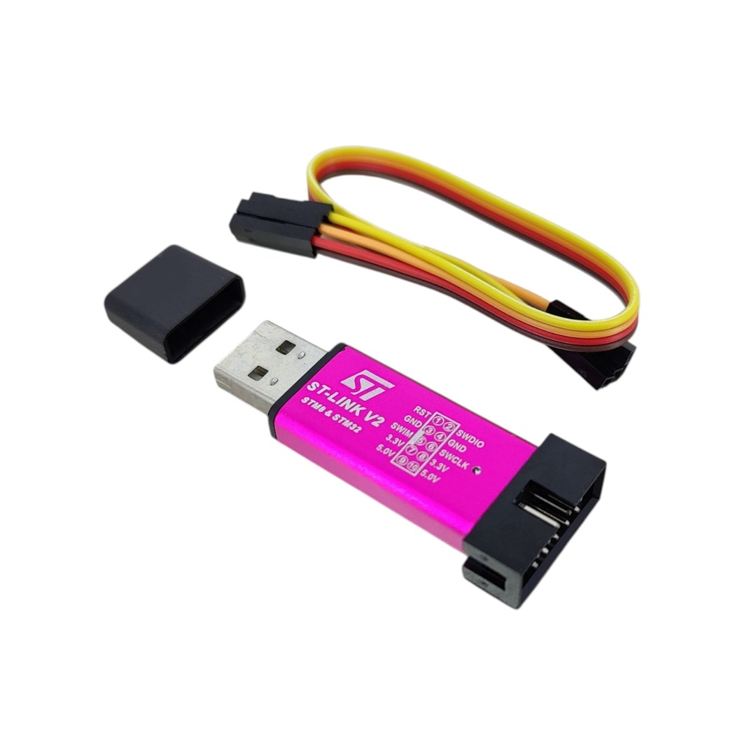 ST-LINK V2 USB 燒錄器 / 偵錯器 (STM32 / STM8)｜SWD / SWIM｜附杜邦線ST-LINK V2 USB ...
