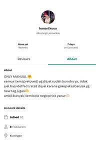 (Kategori: ) berada di . Dikirim oleh dealwithna (ID iklan 1432796333, Gambar 1). Deskripsi: .