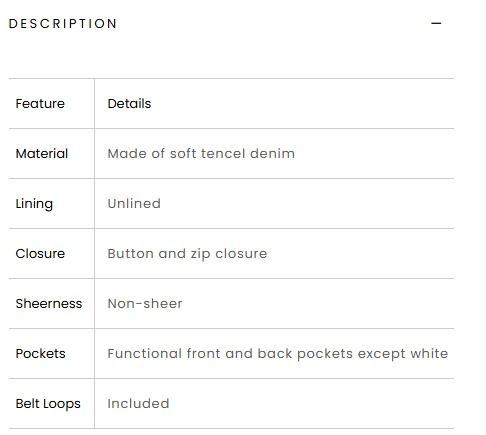 *TPZ* CLASSIC (REGULAR) BASIC TENCEL JEANS (WHITE) -BRAND NEW (Category: Jeans & Leggings) located in Singapore. Submitted by sandranewton (Listing ID 1432946746, Image 3). Description: - Topazette Tencel denim jeans - Size L - Features: - Button and zip closure - Belt loops - Unlined and non-sheer - Measurements: - Waist: 14.25-15 inches - Hips: 22.5 inches - Rise: 14 inches - Length: 40.5 inches.