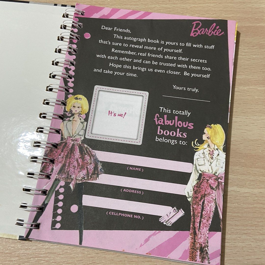 Vintage Barbie Autograph Slambook (Category: Vintage Collectibles) located in Cavite. Submitted by star444ngel (Listing ID 1432867795, Image 3). Description: .