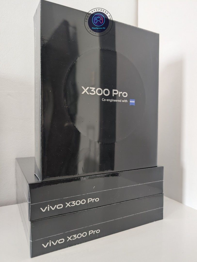 Vivo X300 Pro 512GB Global Variant (Category: Vivo) located in Pasay City. Submitted by playxpressph (Listing ID 1432920230, Image 1). Description: Vivo X300 Pro 512GB Global Variant Available on hand Price: 64,990 Color: Blue, Brown, Black Photography Kit : 18,000 Blue, Black Phone + Kit = 80,000 15 Days Replacement Warranty Cash, Gcash, Bank Transfer, Maya CC +5% (Online CC Payment) Cash Discount Available Reseller Discount Available DM 🤝 Meet