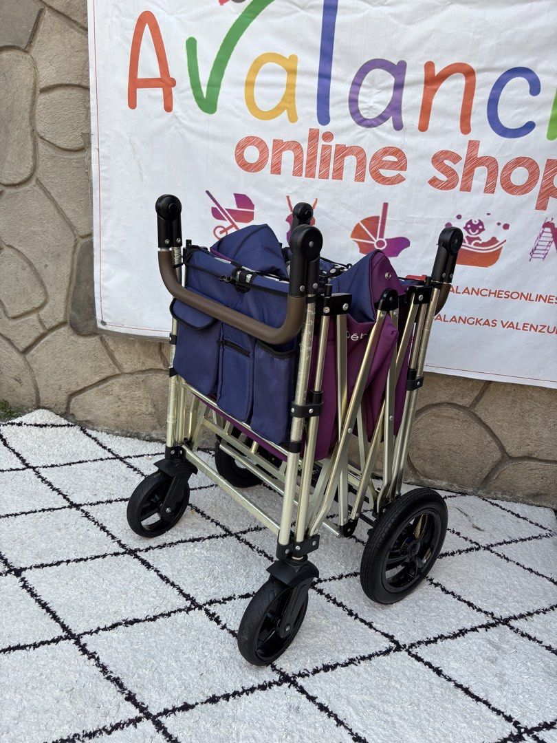 Wagon Stroller Made in Korea Bebe Pram (Category: Strollers) located in Manila. Submitted by avalanchesonlineshopmainacount (Listing ID 1432914507, Image 2). Description: .