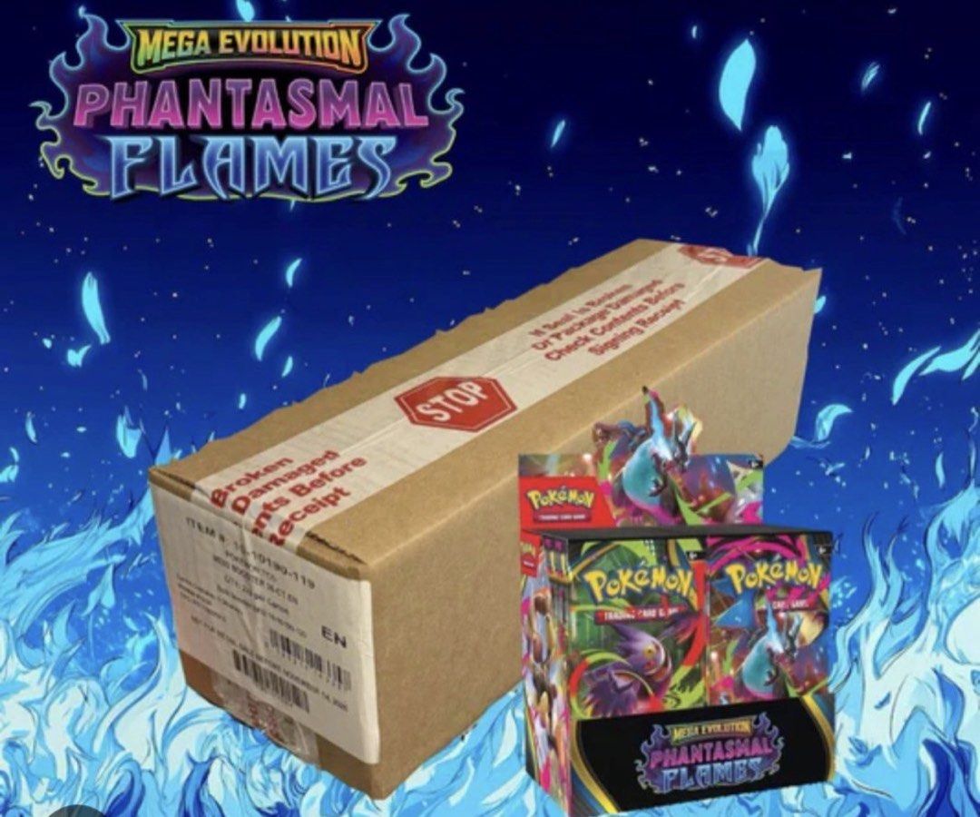 WTB > ME02 Phantasmal Flames Booster Box Case (Sealed), Bulletin Board,  Looking For on Carousell