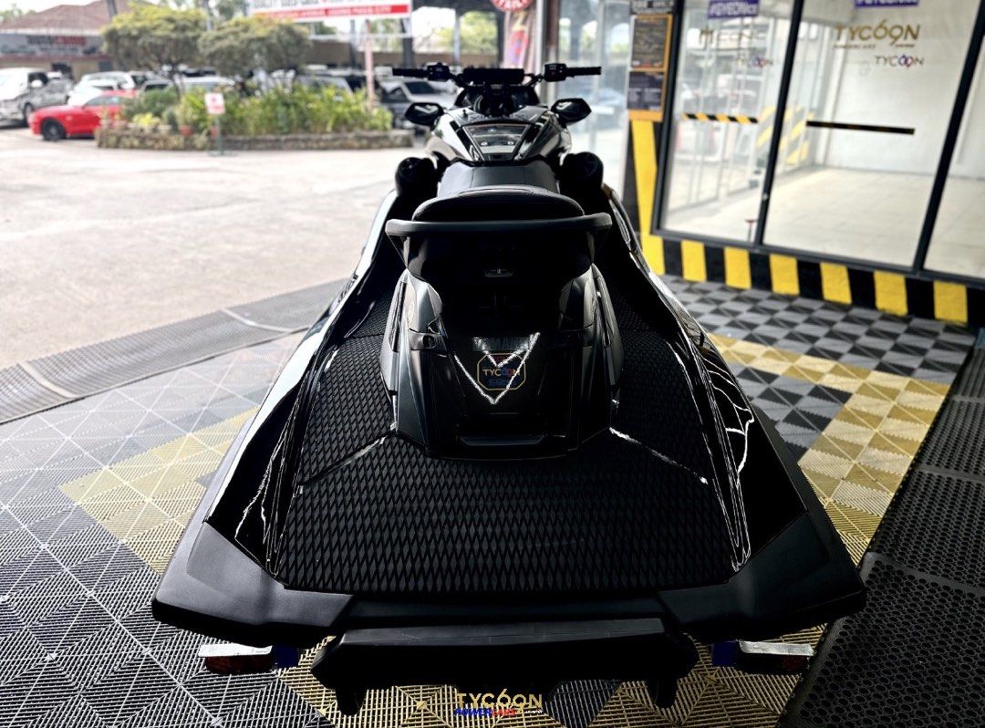 Yamaha Waverunner FX SVHO (Category: Boats and Aircrafts) located in Pasig City. Submitted by tycoon.cars (Listing ID 1432970392, Image 3). Description: YAMAHA WAVERUNNER FX SVHO - 2023 Model - 34 Hours Used - Super Vortex High Output - Supercharged - 1,812cc | I-4 | 4-Stroke | DOHC | 16V - Black on Black - 7” Connext Infotainment | GPS - Factory Sound System - Newly Serviced - Not used for racing - Teckwrap Carbon Fiber Wrap - Xpel Paint Protect