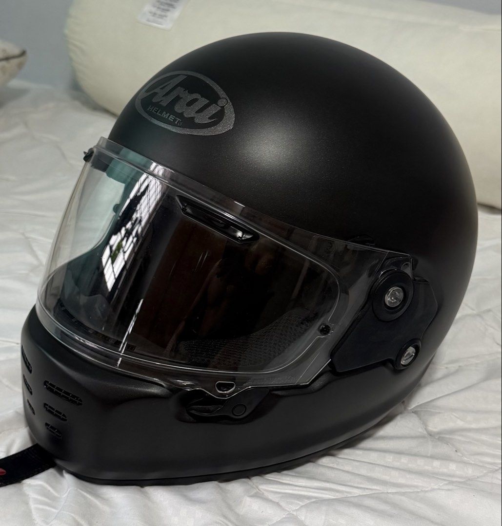 🏍️ Arai Concept X Helmet – Frost Black | Size L (59cm) | Like New (Category: Motorcycle Apparel) located in Singapore. Submitted by NLTSSS (Listing ID 1433079111, Image 2). Description: Letting go of my Arai Concept X in the beautiful Frost Black finish. Worn only a couple of times & condition is almost brand new. Bought it thinking I’d enjoy full face helmets, but realised it’s not really my preference 😅 As a result, this helmet has been sitti