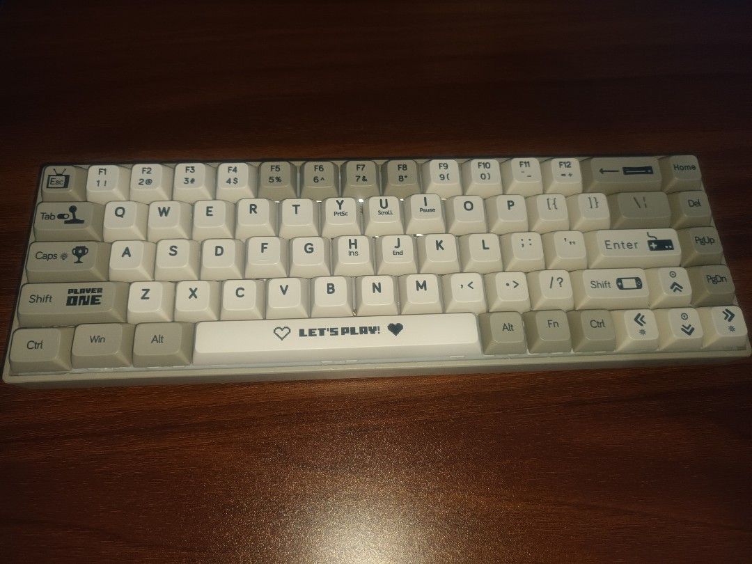 Ajazz AK680 (Category: Computer Keyboard) located in Malolos. Submitted by cidolfus_816629 (Listing ID 1433060188, Image 1). Description: Used for almost 2 years. No issues. Stock keycaps. Replaced stock Red Switches with Silent Linear Switches. Lubed stabilizers..