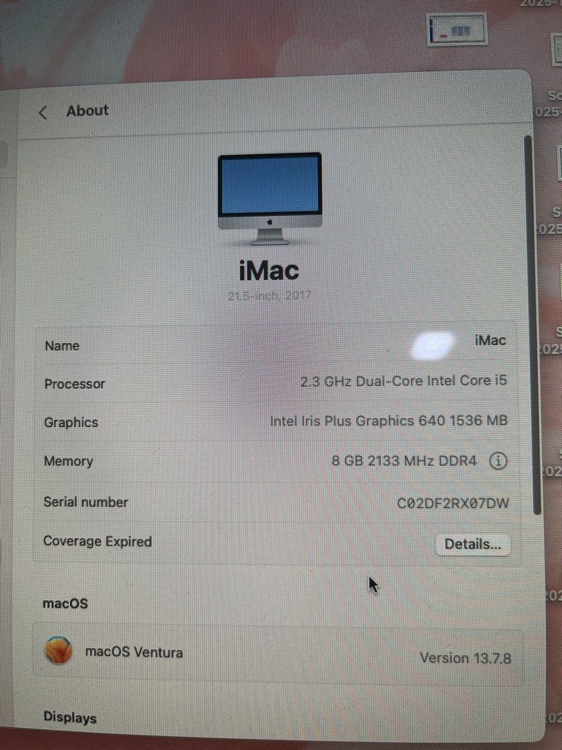 Apple iMac 21.5-inch 2017436881130689013760