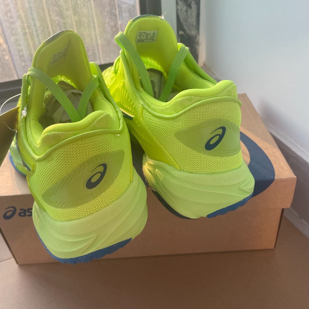 ASICS Court FF 3 – Green/Blue (Category: Sneakers) located in Singapore. Submitted by mia_baby (Listing ID 1433106329, Image 7). Description: Limited sizes and colors available, first come, first served..