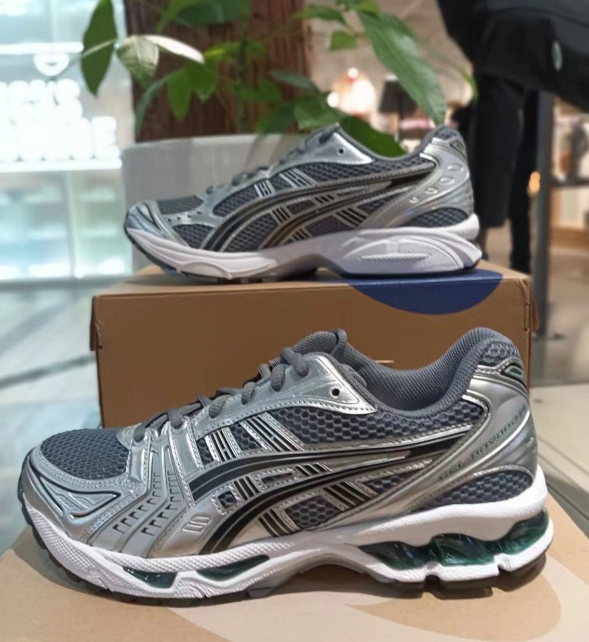 Asics Gel-Kayano 14 Silver Grey (Category: Sneakers) located in Singapore. Submitted by uuquicktree (Listing ID 1433071201, Image 1). Description: Attention Asics fans! Asics Gel-Kayano 14 Silver Grey — fresh drop 🆕 🔖 Brand new, sealed 📸 3-day photo confirmation 🚚 Free shipping (J&T/Ninja Van) 💰 Pay on delivery Want it? Chat me now!.