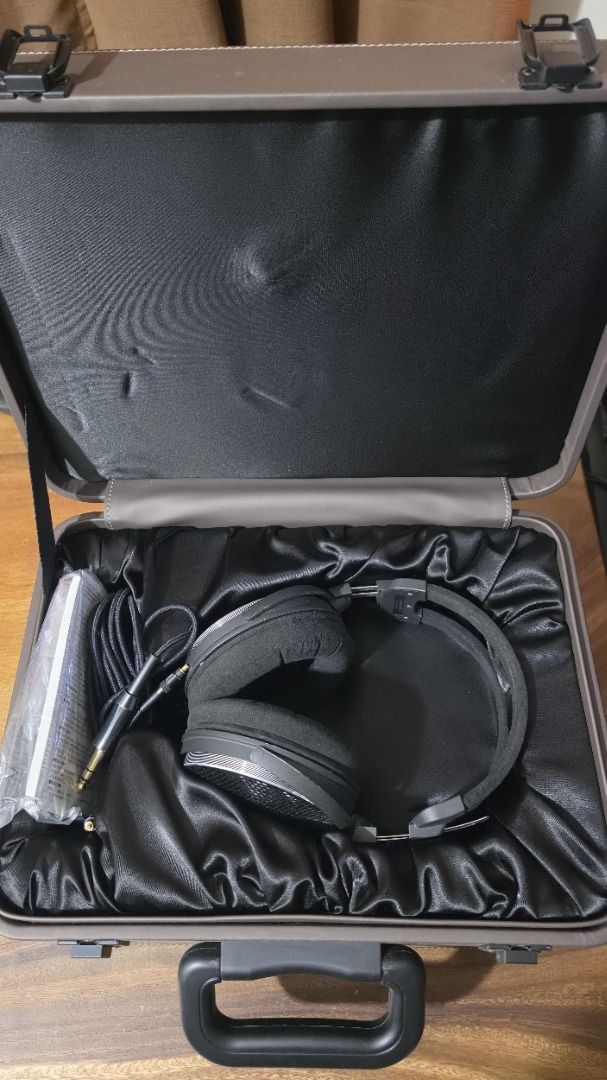 Audio-Technica ATH-ADX5000 Open-Back Headphones (Category: Headphones & Headsets) located in Las Pinas. Submitted by dn056 (Listing ID 1433038135, Image 2). Description: I am selling my pre-loved TOTL audiophile headphones. Please read carefully. All barely used, been sitting in the display case for years. All complete with their box. Audio Technica ADX5000 - previous TOTL before ADX6K arrived. Some paint chips, likely due to heat but still sonic