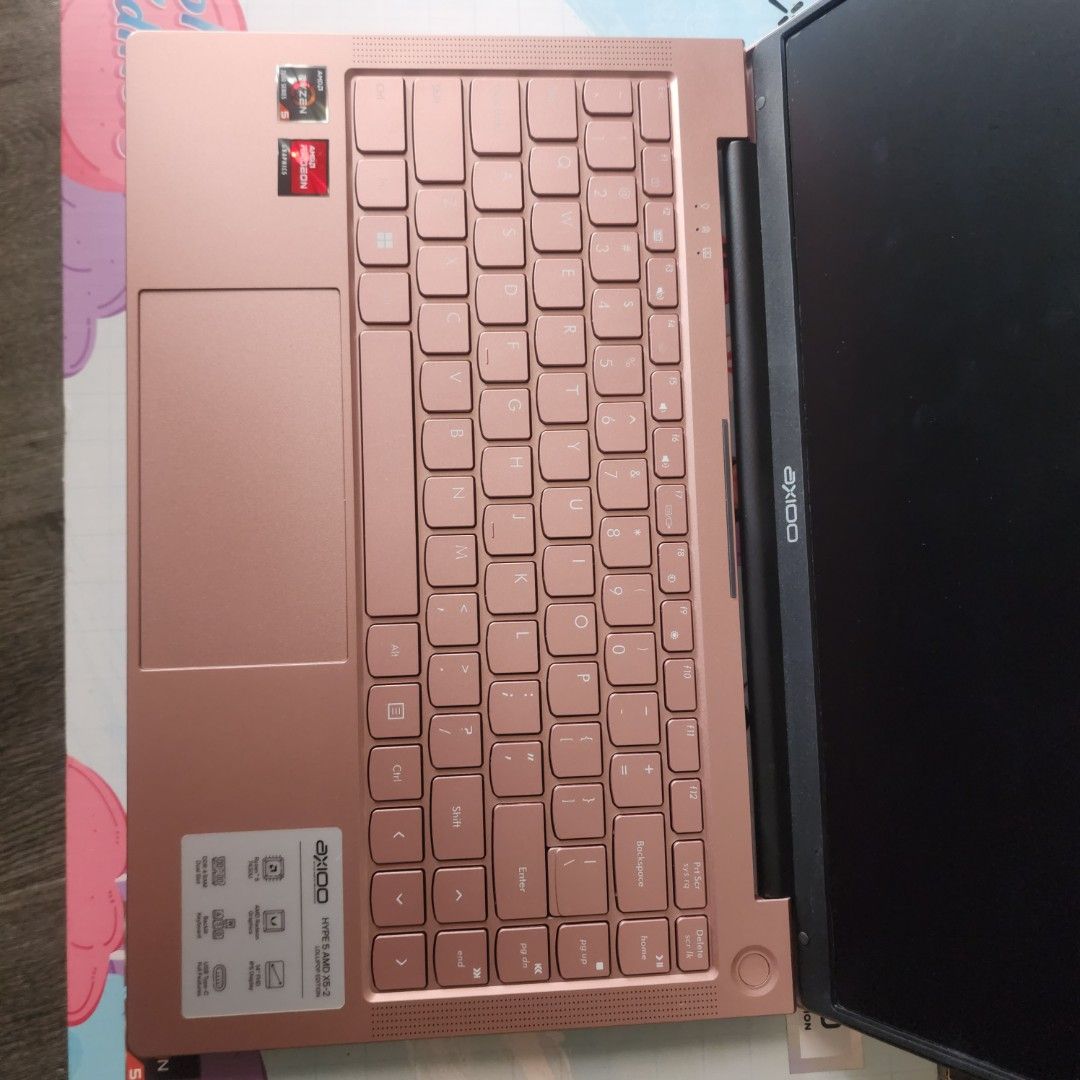 LAPTOP AXIOO HYPE 5 AMD X5-2 LOLLIPOP RYZEN 5 7430U 16GB 256GB PINK ...