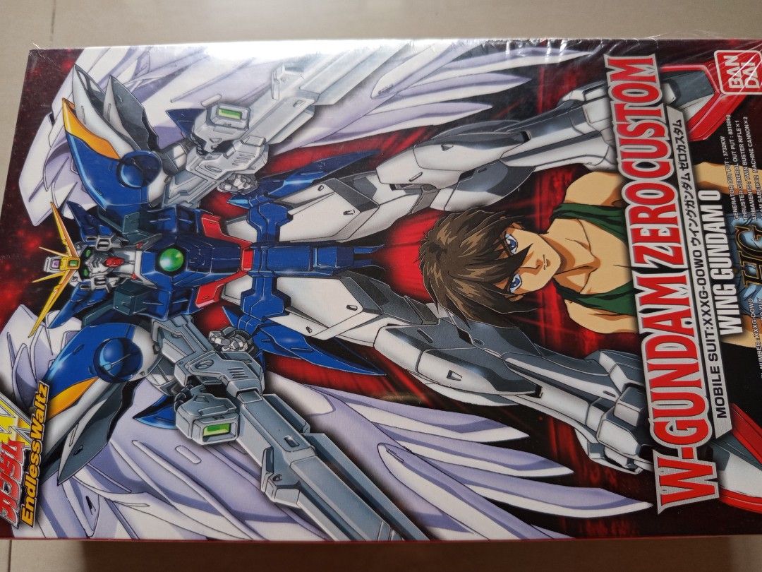 Wing Gundam Zero Custom Model Kit (Category: Gundam Model Kits) located in Singapore. Submitted by lucky555sg (Listing ID 1433067030, Image 3). Description: Unbuilt / New-in-Box (BNIB) price negotiable HG 1/100 Wing Gundam Zero Custom model kit. Iconic design from the Endless Waltz series from year 2000.