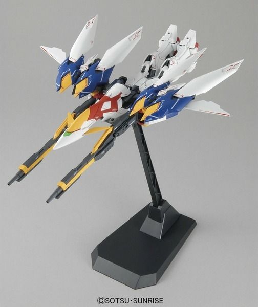 Bandai MG Gunpla XXXG-00W0 Wing Gundam Proto Zero EW (Endless Waltz) (Category: Gundam Model Kits) located in Singapore. Submitted by suntrailerhobby (Listing ID 1433206571, Image 3). Description: The MG Wing Gundam Proto Zero EW (Endless Waltz) is a modernized Master Grade take on the classic TV-style Wing Zero. Released in 2013, it was designed by Hajime Katoki for the Glory of the Losers manga, bridging the gap between the original 1995 TV des
