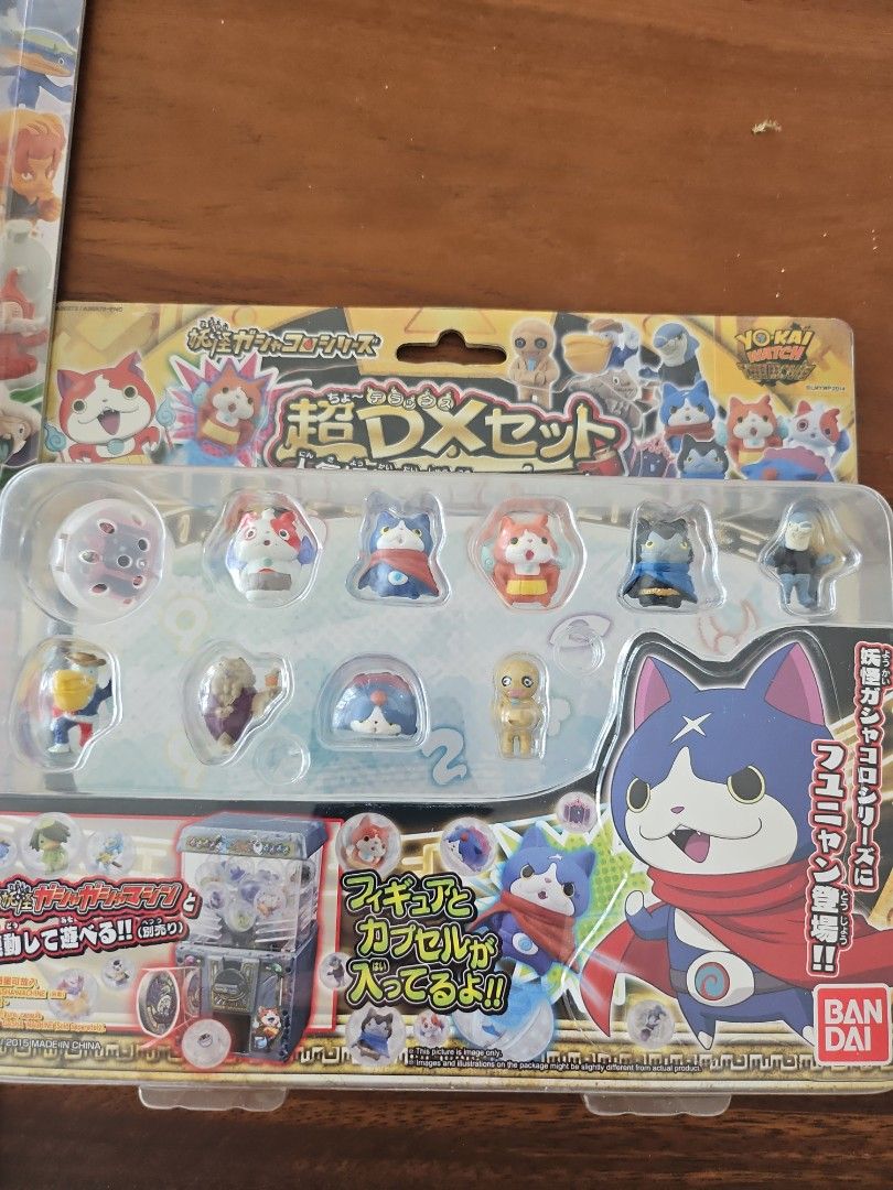 Bandai Yo-Kai Watch Figure Sets (Category: Designer & Blind Box Toys) located in Singapore. Submitted by faysjb (Listing ID 1433053157, Image 2). Description: - Brand new and sealed Yo-Kai Watch figure sets from Bandai. - Each set includes multiple figures. - Comes with a capsule. - Price is for all, must take as a set - Ideal for collectors and Yo-Kai Watch fans..
