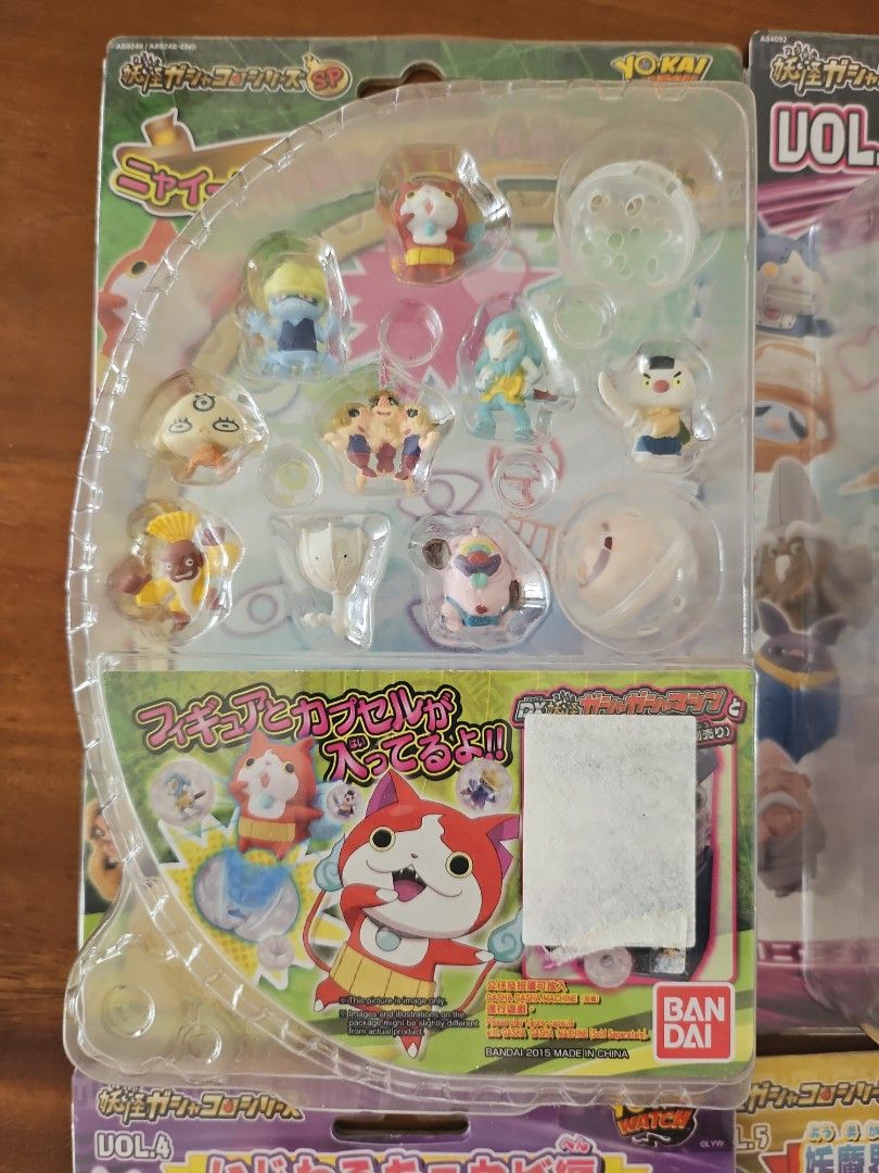 Bandai Yo-Kai Watch Figure Sets (Category: Designer & Blind Box Toys) located in Singapore. Submitted by faysjb (Listing ID 1433053157, Image 3). Description: - Brand new and sealed Yo-Kai Watch figure sets from Bandai. - Each set includes multiple figures. - Comes with a capsule. - Price is for all, must take as a set - Ideal for collectors and Yo-Kai Watch fans..