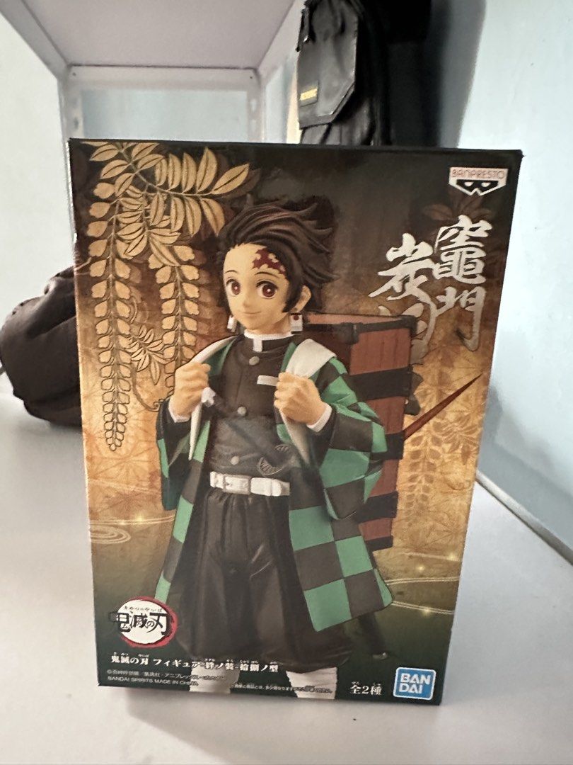 Banpresto Demon Slayer Figure (Category: Figurines & Statues) located in Quezon City. Submitted by deesuns (Listing ID 1433026993, Image 2). Description: - Banpresto figure of Tanjiro Kamado from Demon Slayer. - Brand new, unopened in original packaging. - Features Tanjiro in his iconic outfit. - Detailed box art. - Perfect for Demon Slayer collectors..