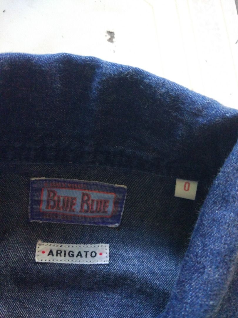 Blue Blue Japan Denim Chore Jacket XS (Category: Coats, Jackets and Outerwear) located in Pasay City. Submitted by denimdude.ph (Listing ID 1433089161, Image 3). Description: made in Japan scratch at back of shoulder, last pic bought this in Japan.