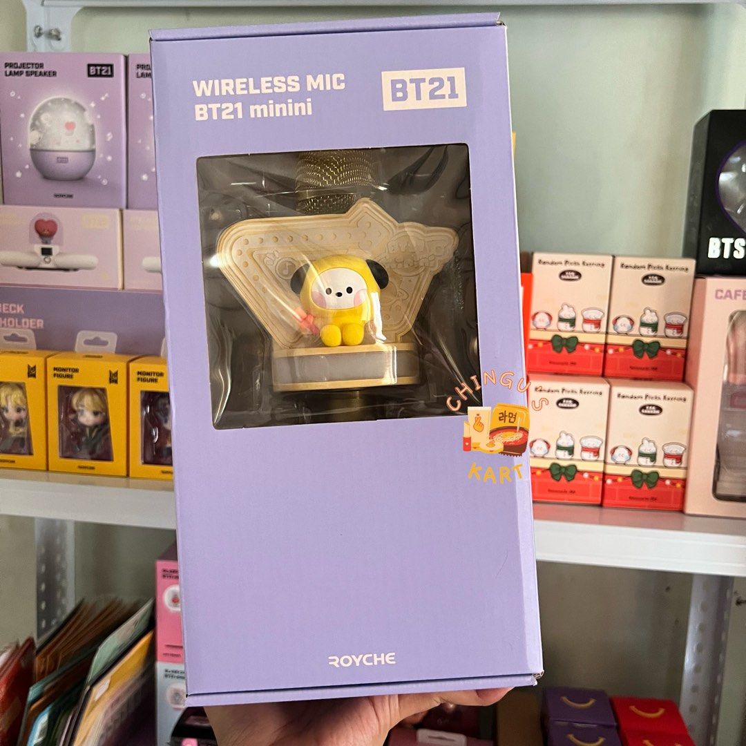 BT21 Chimmy Minini Wireless Mic (Category: Microphones) located in Obando. Submitted by chingus_kartph (Listing ID 1433180349, Image 1). Description: ‼️ LAST PRICE. NO HAGGLING ‼️ #sugakookie_sells - Chimmy Wireless Mic ✨ 💵 ₱1,100 + lsf 📍bulacan 💸 gcash / bdo / paymaya / gotyme / maribank 🚚 jnt / sdd 🏷️ wts lfb ph.
