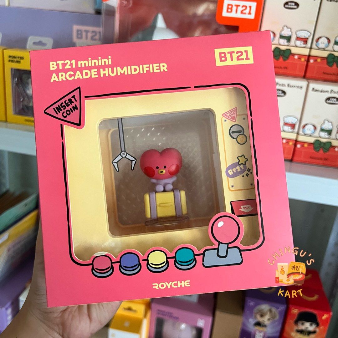 BT21 Tata Minini Arcade Humidifier (Category: Designer & Blind Box Toys) located in Obando. Submitted by chingus_kartph (Listing ID 1433181003, Image 1). Description: ‼️ LAST PRICE. NO HAGGLING ‼️ #sugakookie_sells - Tata Arcade Humidifier ✨ 💵 ₱750 + lsf 📍bulacan 💸 gcash / bdo / paymaya / gotyme / maribank 🚚 jnt / sdd 🏷️ wts lfb ph.