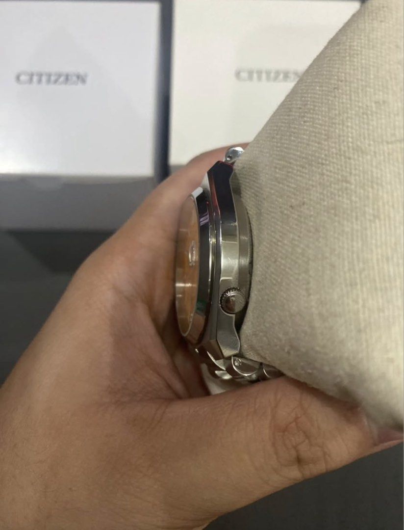 Citizen Tsuyosa Automatic Watch NJ0150-81Z (Category: Luxury Watches) located in Manila. Submitted by johnpaulc41844 (Listing ID 1433010272, Image 2). Description: - Citizen automatic watch - Striking yellow dial - Stainless steel bracelet and case - Includes original box - International guarantee included - Extra links provided - Date display at 3 o'clock - See-through case back - Model number: NJ0150-81Z 9.7/10 condition Loc: Marikina City.