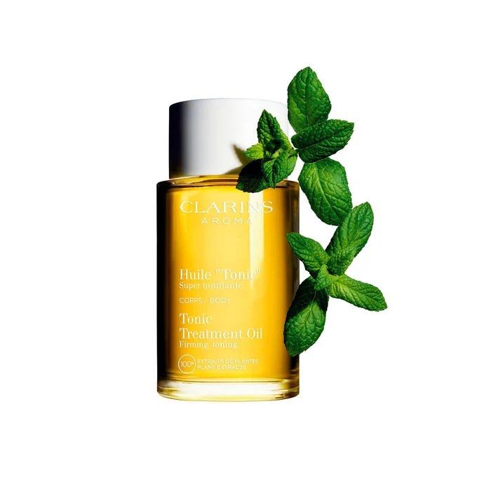 Clarins Tonic Treatment Oil (Category: Body Care) located in Singapore. Submitted by areylinnxo (Listing ID 1433182392, Image 1). Description: - Authentic Clarins Tonic Body Treatment Oil - Brand New in box - Designed to firm and tone skin - Contains 100% plant extracts - Helps improve skin texture - Enhances skin firmness - pair it with Clarins anti stretch mark cream.