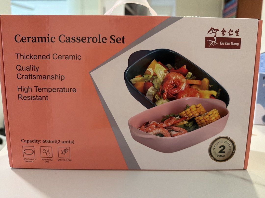Eu Yan Sang Ceramic Casserole Set - 2 Pack459135590534359040