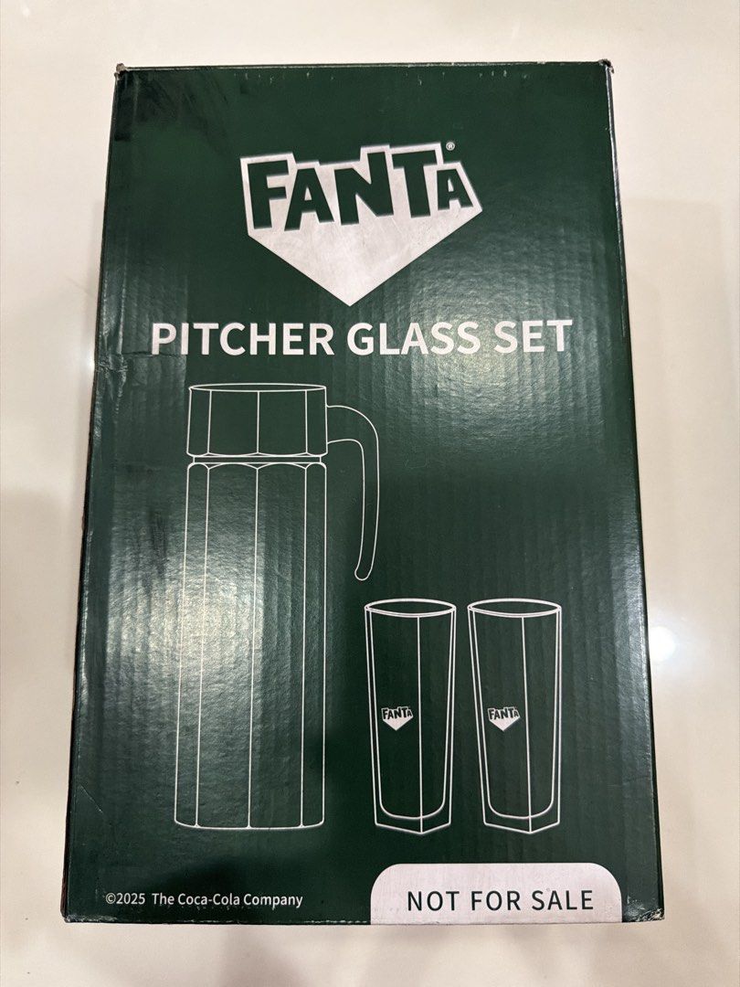 Fanta Pitcher Glass Set - Brand New459269980784568320