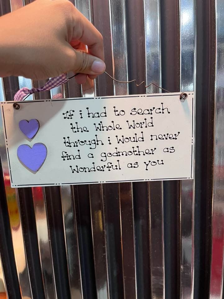 For Godmother wooden decor (Category: Frames & Pictures) located in Cagayan de Oro. Submitted by YetzShopETC (Listing ID 1433095843, Image 1). Description: Sourced from UK box. Please manage your expectation. 📍Location: Cagayan de Oro City. We ship nationwide via J&T or LBC..