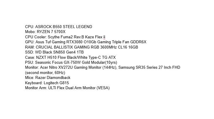 Gaming PC RTX3080 GPU436881957218560005