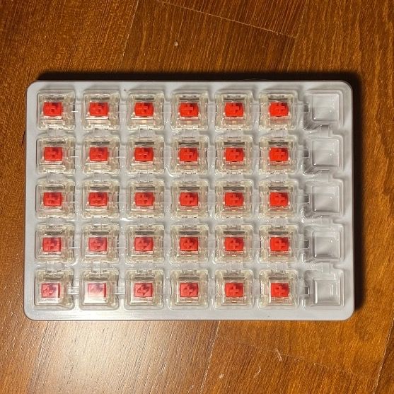 Gateron Reds 30 Switches Pack for mechanical keyboards