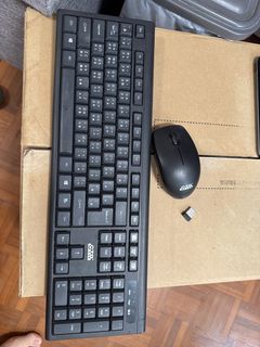 GTR Wireless Keyboard and Mouse Set