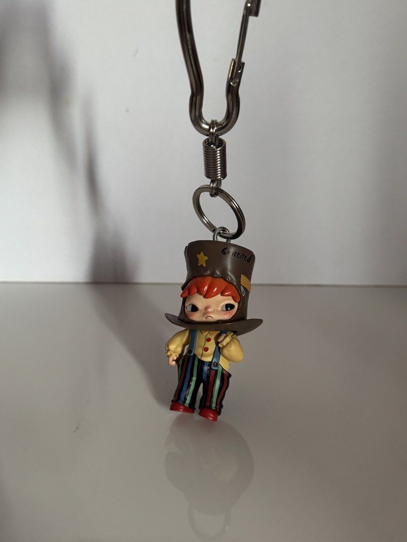 Hirono and Cry Baby Keychains (Category: Character Goods) located in Iloilo. Submitted by lili.veronica (Listing ID 1433191675, Image 2). Description: •The ghost hirono with carabiner •Little mischief with carabiner •Crybaby bag charm Prices are different for each keychain DM for price 📩 All the figurines originate from POPMART.