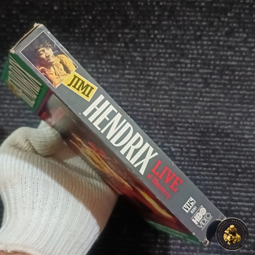 Jimi Hendrix Live at Monterey VHS (Category: CDs & DVDs) located in Meycauayan. Submitted by ka_luma (Listing ID 1433164615, Image 3). Description: untested no vhs to test clean no mold.