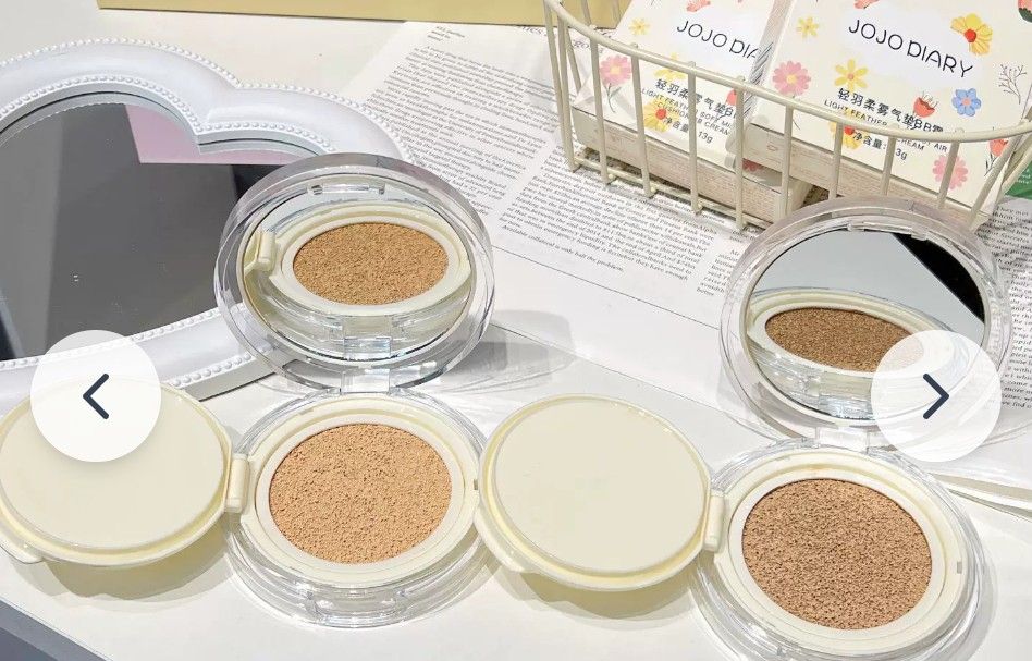 JOJO DIARY Light Feather Soft Mist Air Cushion BB Cream (Category: Makeup) located in Manila. Submitted by shajanina.14 (Listing ID 1425858703, Image 2). Description: JoJo Diary Original .