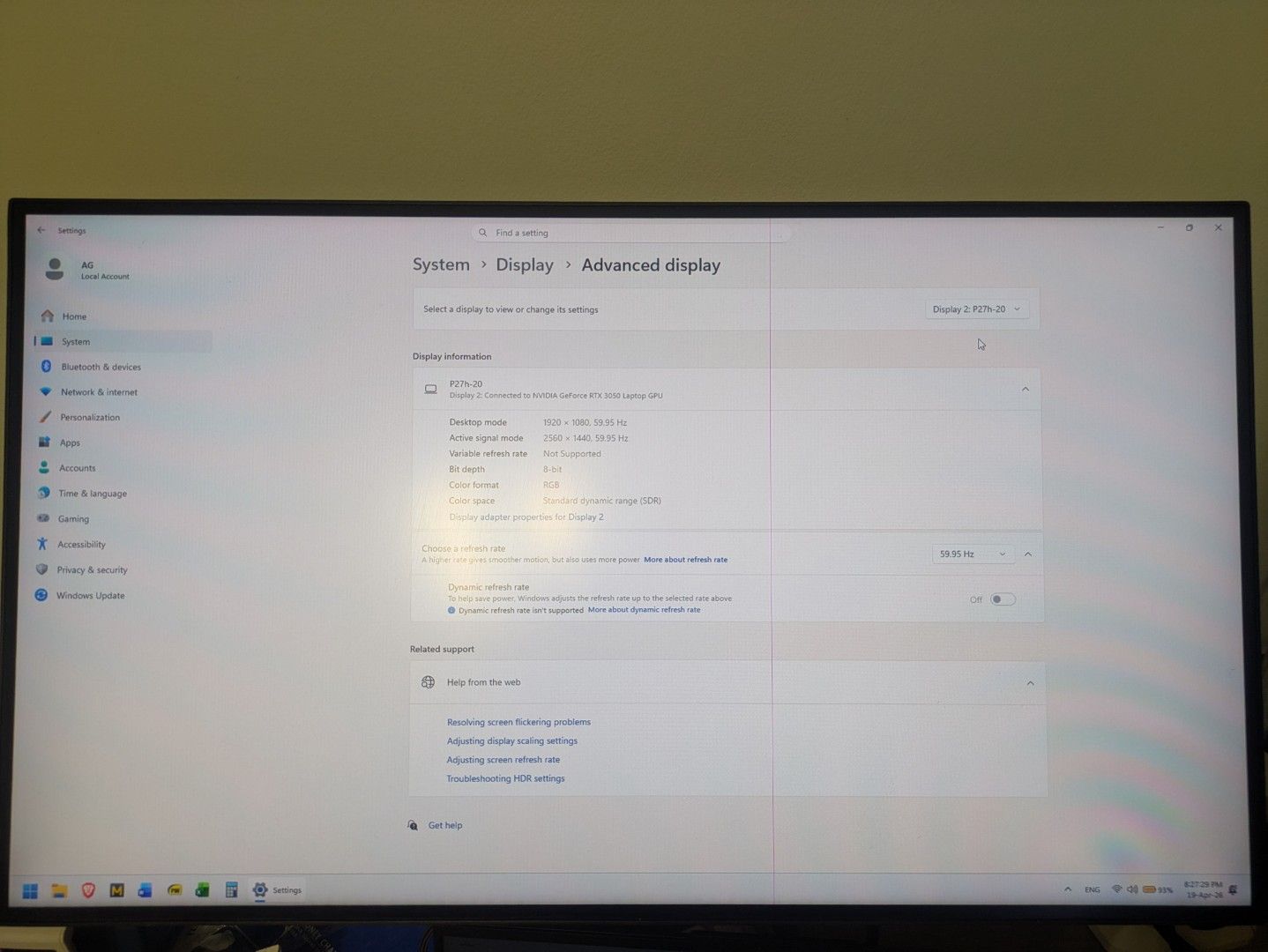 Lenovo ThinkVision P27h-20 with USB C charging445051787490764803