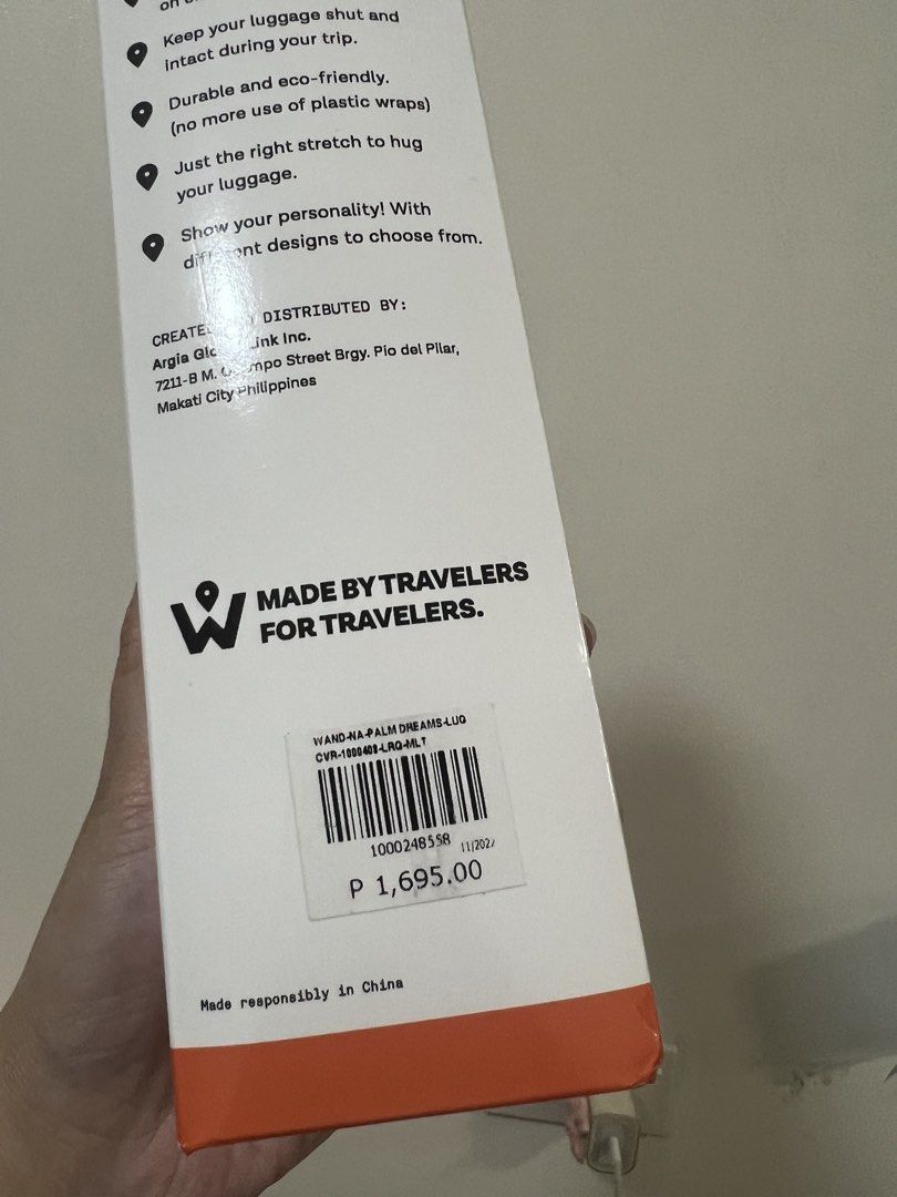 Luggage Cover Large (Category: Everything Else Others) located in Cebu City. Submitted by barbiejenz_cat (Listing ID 1433137268, Image 2). Description: Brand new. Never used..