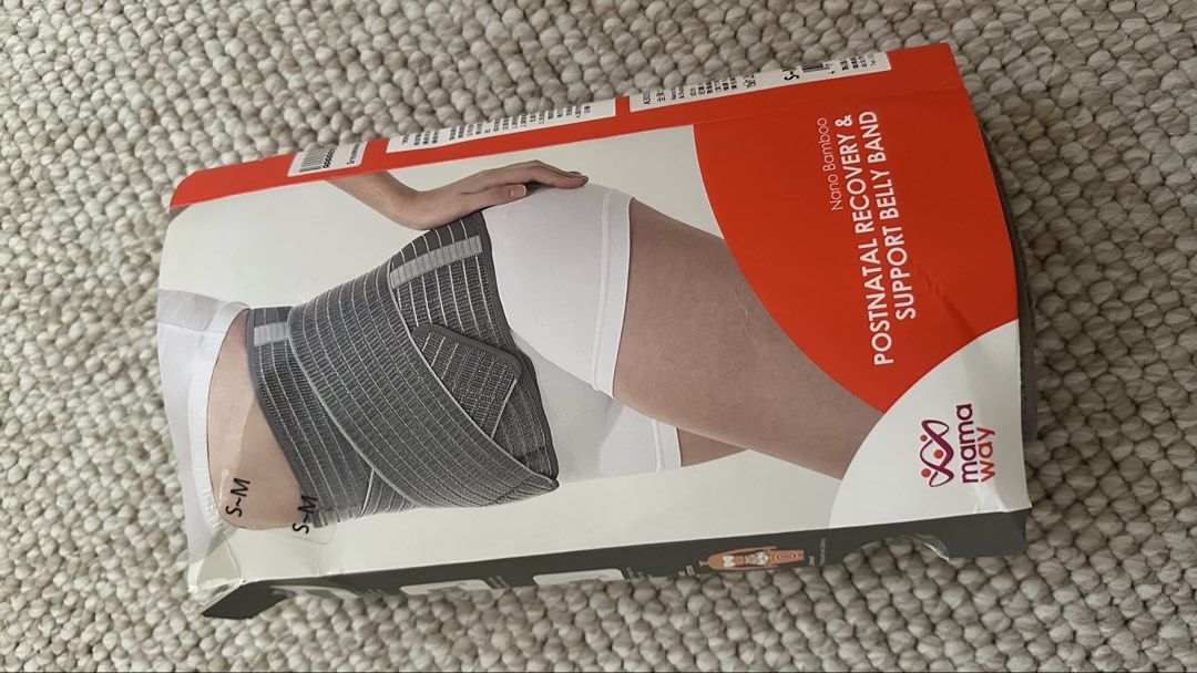 Mamaway Binder (Category: Maternity Care) located in Las Pinas. Submitted by xai_gillo08 (Listing ID 1433054053, Image 1). Description: Mamaway: Nano Bamboo Postnatal Recovery Binder - used 4wks max with extra care (2wks each post-pregnancy) - box a bit damaged being stored away but binder is in great condition - my postpartum holy grail.