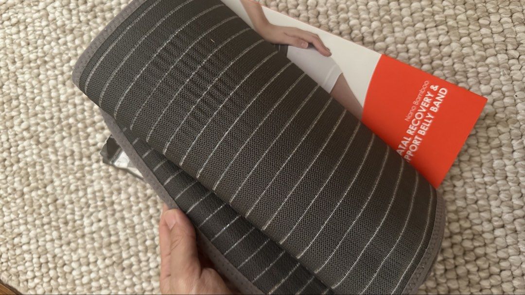 Mamaway Binder (Category: Maternity Care) located in Las Pinas. Submitted by xai_gillo08 (Listing ID 1433054053, Image 2). Description: Mamaway: Nano Bamboo Postnatal Recovery Binder - used 4wks max with extra care (2wks each post-pregnancy) - box a bit damaged being stored away but binder is in great condition - my postpartum holy grail.