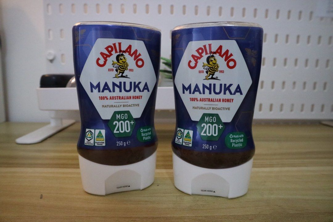 manuka honey MGO 200 Australia made (Category: Health Food, Drinks & Tonics) located in Baguio. Submitted by venshope.gadget (Listing ID 1433012284, Image 1). Description: Capilano manuka honey MGO 200 made in Australia 250 grams 250 MGO 100% authentic or original 100% Australia made Only 2pcs available 1,490 price each Cash on pickup, cash on delivery or meet up metro manila, para iwas scam or 3rd party transaction Wala po sana lokohan, thanks. 