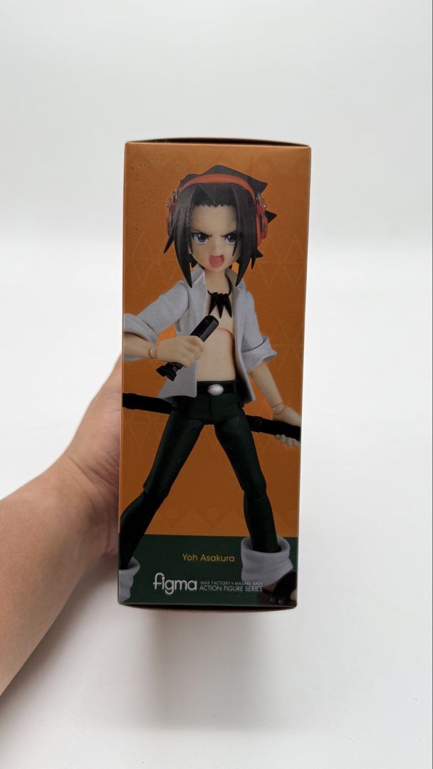 MAX FACTORY FIGMA 537 Yoh Asakura (Category: Figurines & Statues) located in Bacoor. Submitted by krisnclutter (Listing ID 1433143268, Image 2). Description: UNSEALED TO CHECK ONLY THE PARTS NEVER BEEN DISPLAYED.