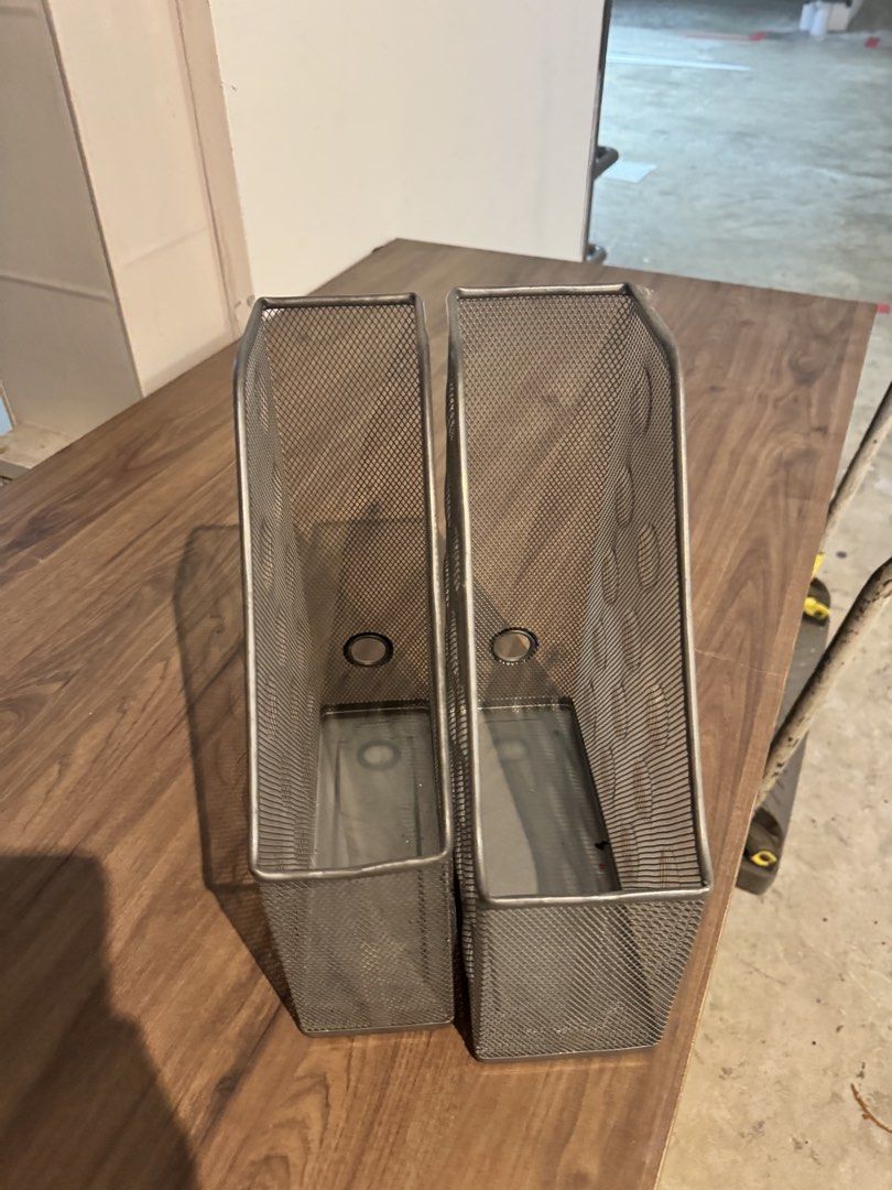 Metal Mesh Magazine Rack - Set of 2, Furniture & Home Living, Furniture ...