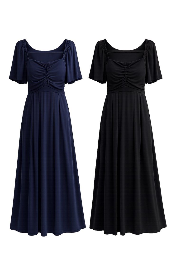 Mikayla (BARE/TENCEL) Nicole Pleated Midaxi Dress (Category: Dresses) located in Singapore. Submitted by dddccc (Listing ID 1433032613, Image 1). Description: .